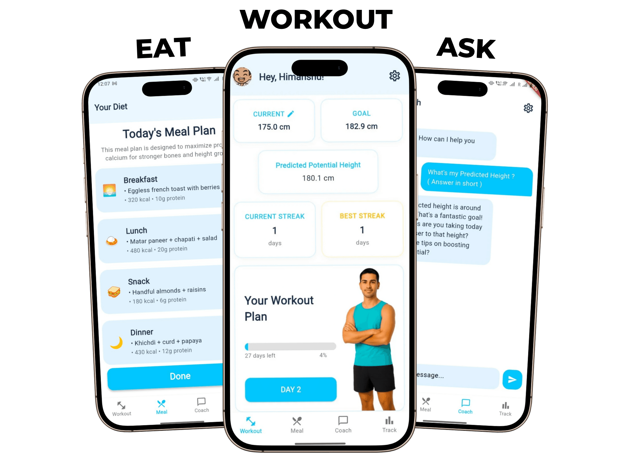 TallMate App Mockup